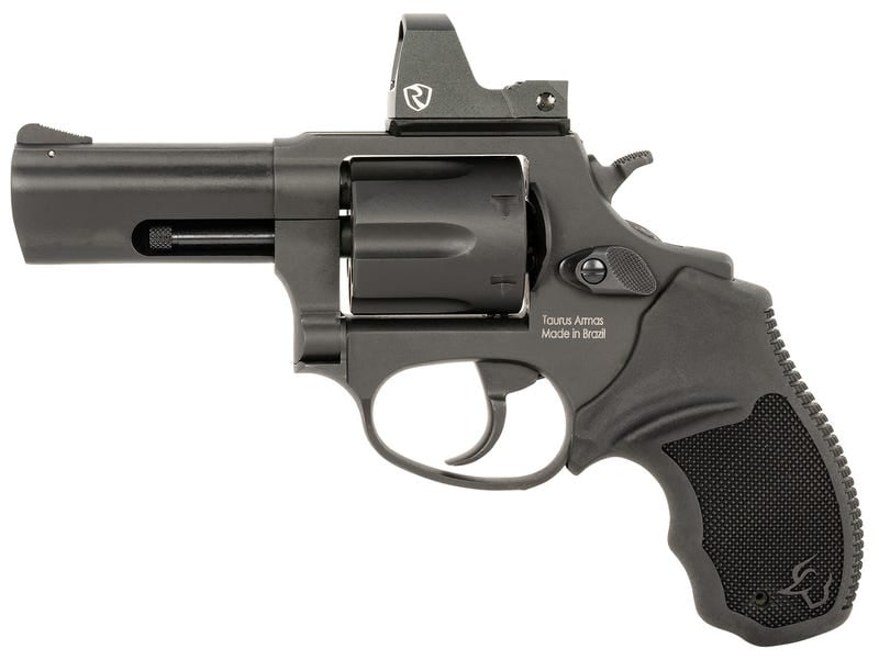 TAURUS 2-856P31-R 856 T.O.R.O. SMALL 38 SPECIAL +P 6 SHOT 3" MATTE BLACK STAINLESS STEEL BARREL, CYLINDER & FRAME, BLACK RUBBER GRIP, RITON 3 TACTIX MPRD 2, TRANSFER BAR SAFETY, EXPOSED HAMMER