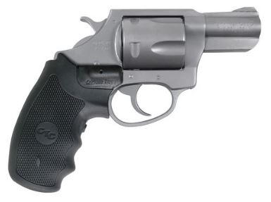 CHARTER ARMS 73524 MAG PUG  LARGE 357 MAG, 5 SHOT 2.20" MATTE STAINLESS STEEL BARREL, CYLINDER & FRAME W/BLACK CRIMSON TRACE LASER GRIP