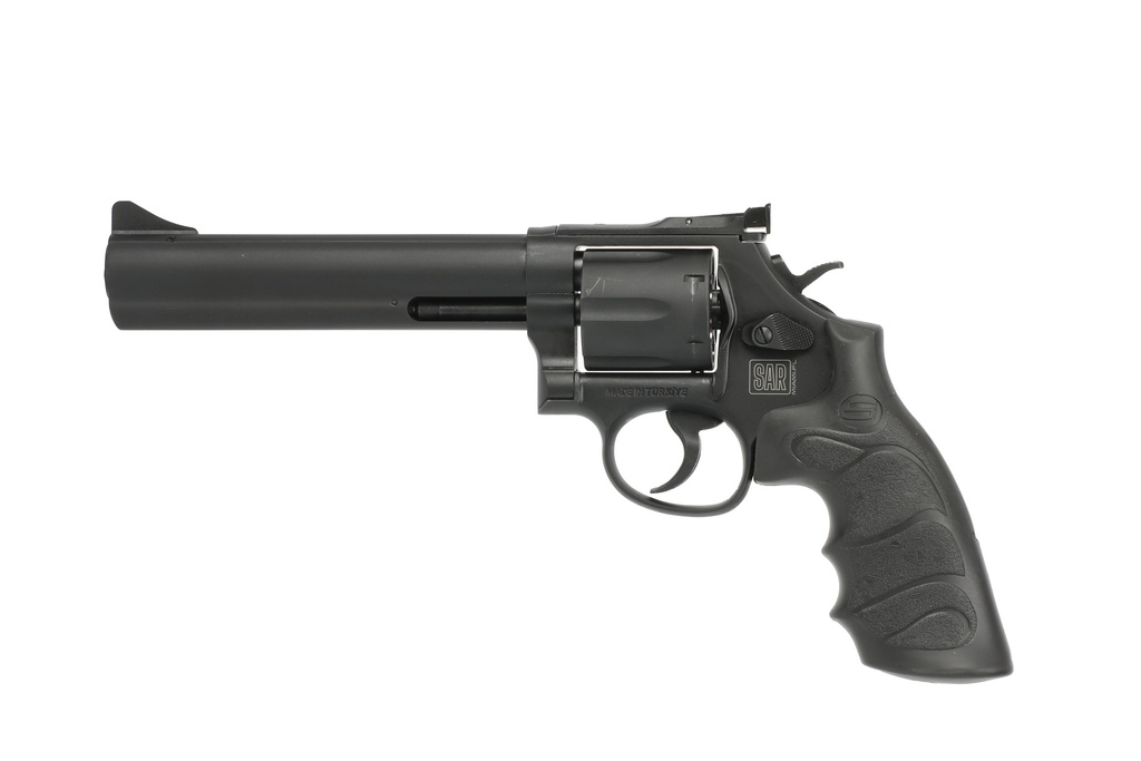 SAR REVOLVER 357MAG BLK 6"