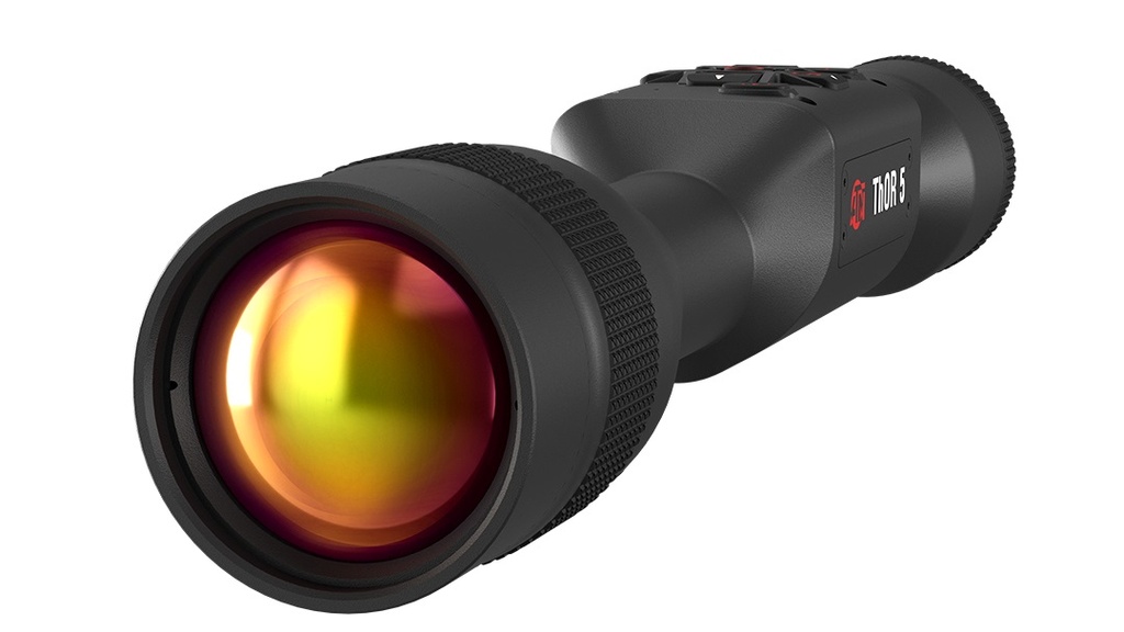 ATN TIWST5650A THOR 5 640 THERMAL RIFLE SCOPE, BLACK ANODIZED 4-32X SMART MIL DOT RETICLE W/ZOOM. 640X480, 60 FPS RESOLUTION