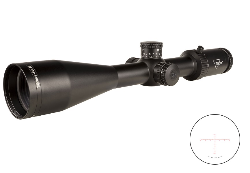 TRIJICON 2900001 CREDO HX  SATIN BLACK 4-16X50MM 30MM TUBE LED ILLUMINATED RED MOA CENTER DOT RETICLE