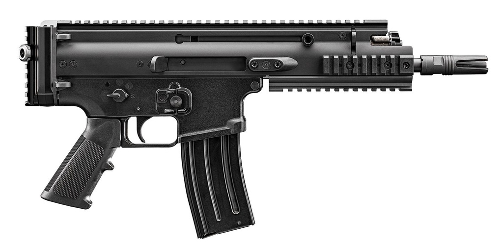 FN 38101242 SCAR 15P 300 BLACKOUT 30+1 7.50" BLACK CHROME LINED STEEL BARREL, BLACK ANODIZED ALUMINUM PICATINNY RAIL RECEIVER, BLACK POLYMER GRIP, AMBIDEXTROUS