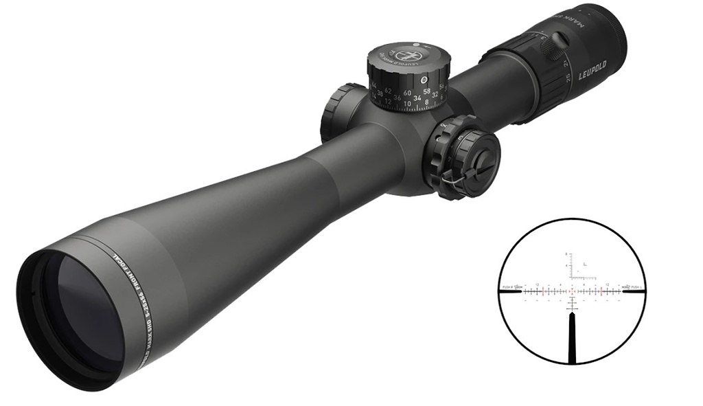 LEUPOLD 176616 MARK 5HD  BLACK 5-25X56MM, 35MM TUBE, ILLUMINATED FFP GUNWERKS RH1 RETICLE