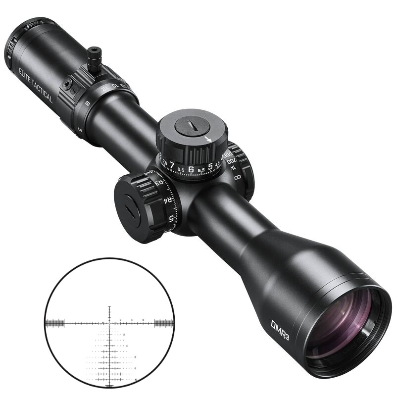 BUSHNELL ETDMR3G4 DMR3 ELITE TACTICAL BLACK 3.5-21X50MM 34MM TUBE G4P RETICLE