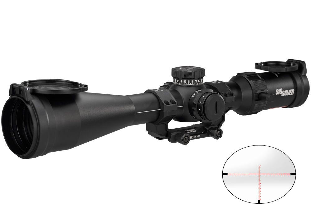 SIG SAUER ELECTRO-OPTICS SOTM65001 TANGO-MSR  BLACK 5-30X50MM, 34MM TUBE ILLUMINATED MRAD MILLING 2.0 RETICLE