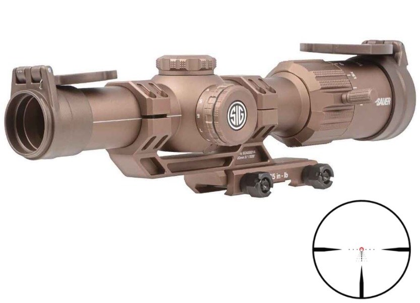 SIG SAUER ELECTRO-OPTICS SOTM11202 TANGO-MSR  COYOTE 1-10X26MM 34MM TUBE FIRST FOCAL PLANE