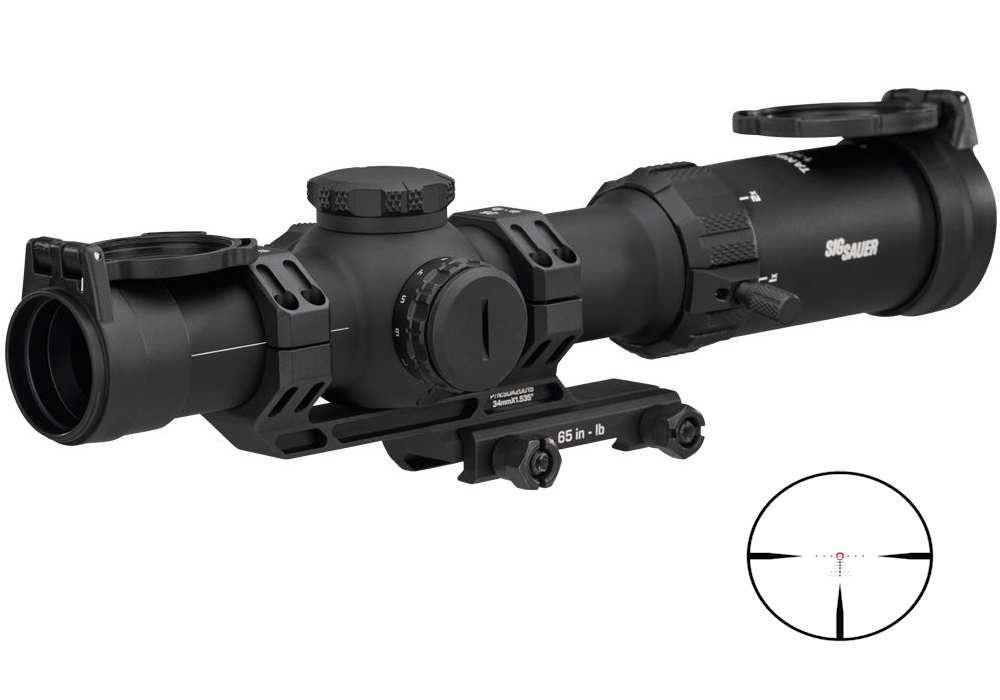 SIG SAUER ELECTRO-OPTICS SOTM11002 TANGO-MSR  BLACK 1-10X 26MM 34MM TUBE FIRST FOCAL PLANE