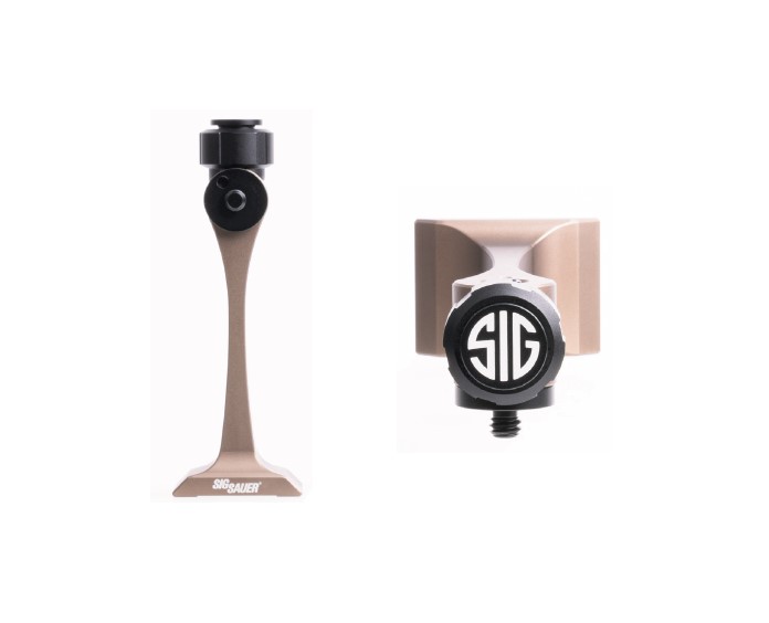 SIG SAUER ELECTRO-OPTICS SOZB1002 ZULU BINOCULAR ADAPTER FLAT DARK EARTH ALUMINUM, 56MM OBJECTIVE, 4.33" HIGH 1.10" LONG