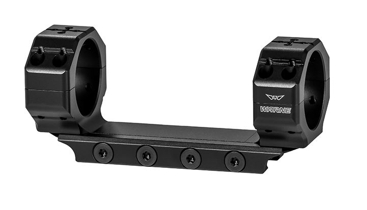 WARNE 7841M PRECISION MOUNT SCOPE MOUNT/RING COMBO BLACK ANODIZED 35MM 0 MOA