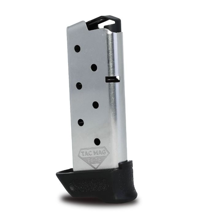KIMBER MFG, INC 1200851A MICRO 9 TAC-MAG 7RD EXTENDED 9MM LUGER SILVER