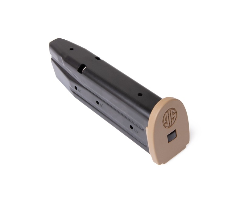 SIG SAUER MAGMODF917COY P320  17RD 9MM LUGER FITS SIG P320/M17/M18 BLACK/COYOTE STEEL