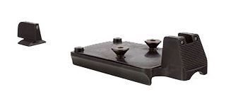 TRIJICON 600757 BRIGHT & TOUGH NIGHT SIGHTS  GREEN/TRITIUM BLACK OUTLINE FRONT SIGHT-GREEN TRITIUM BLACK OUTLINE REAR SIGHT RMR/SRO 1911/2011