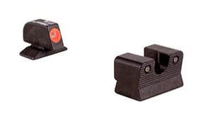 TRIJICON 600619 HD NIGHT SIGHTS  GREEN/TRITIUM ORANGE OUTLINE FRONT SIGHT-GREEN TRITIUM BLACK OUTLINE REAR SIGHT BERETTA 92A1/96A1