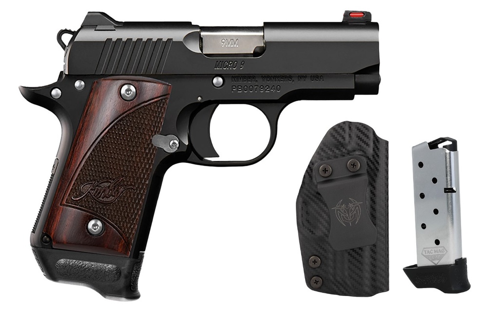 KIMBER 3300253 MICRO 9 BLACK RSWD 9MM 3.15"    RTC