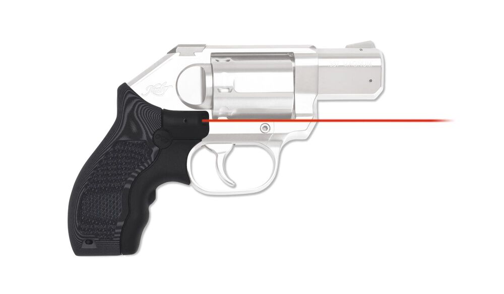 CRIMSON TRACE 0185001 LASERGRIPS MASTER SERIES KIMBER K6S, RED LASER BLACK/GRAY G10