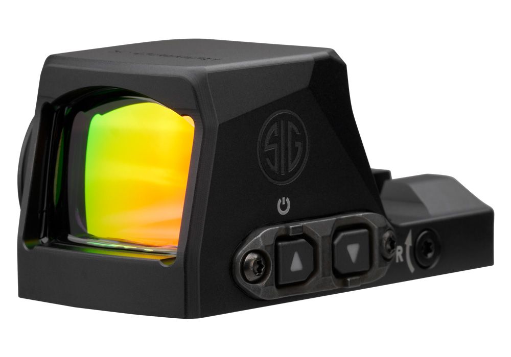 SIG SAUER ELECTRO-OPTICS SORX1090 ROMEO-X PRO BLACK 1X24MM 6MOA GREEN DOT RETICLE RX FOOTPRINT MOUNT