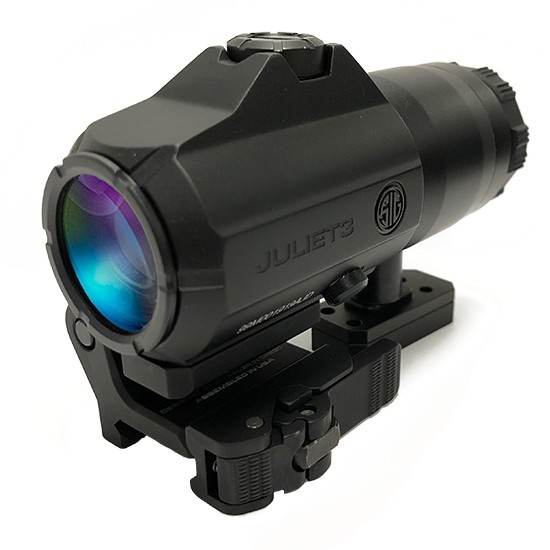 SIG SAUER ELECTRO-OPTICS SOJ31001 JULIET3 MAGNIFIER BLACK 3 X 24 MM POWERCAM 90 DEGREE  MOUNT