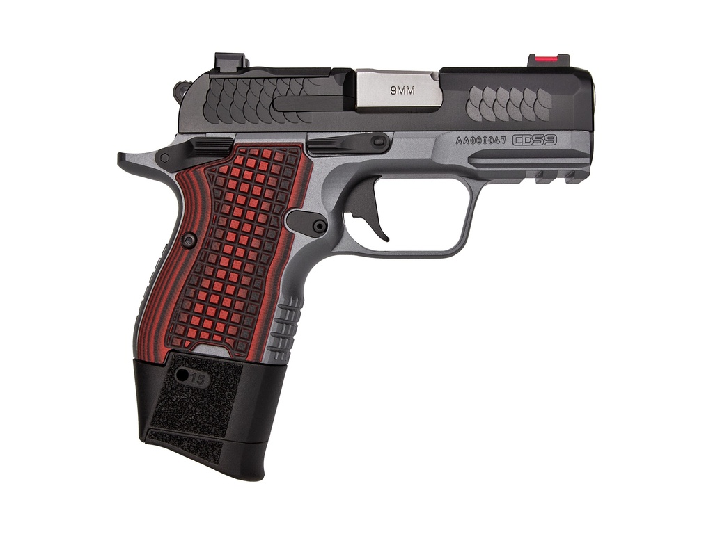 KIMBER MFG.,INC 3600003 CDS9  9MM 15RD 3.18" BLACK KIMPRO II OPTIC READY STAINLESS STEEL SLIDE GRAY KIMPRO II G10 GRIP