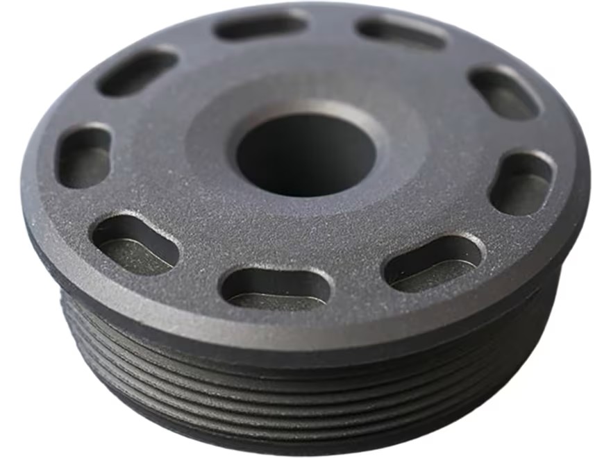 SILENCERCO AC5388 BRAVO FRONT CAP 223 CAL TITANIUM BLACK