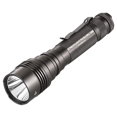 STREAMLIGHT 88076 PROTAC HPL USB FLASHLIGHT  BLACK ANODIZED 65/400/1000 LUMENS WHITE LED