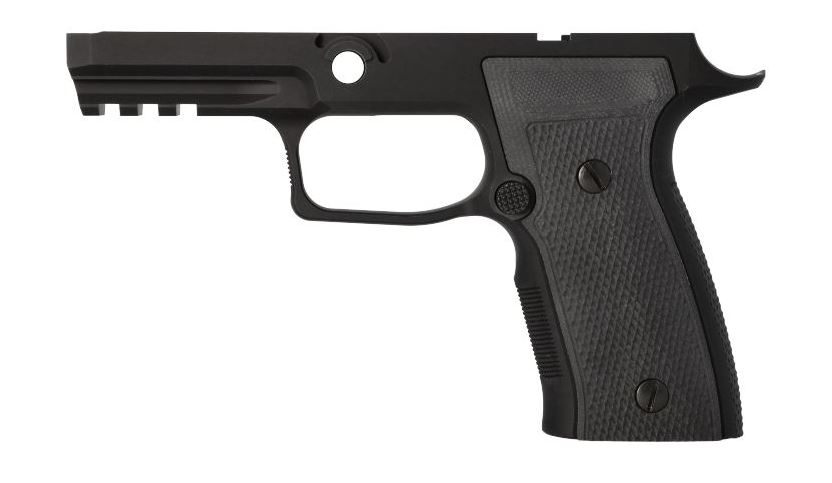 SIG SAUER 8900063 P320 GRIP MODULE AXG CARRY (MEDIUM GRIP MODULE), 9MM LUGER/40 S&W/357 SIG, BLACK ALUMINUM FRAME, G10 GRIPS, FITS SIG P320