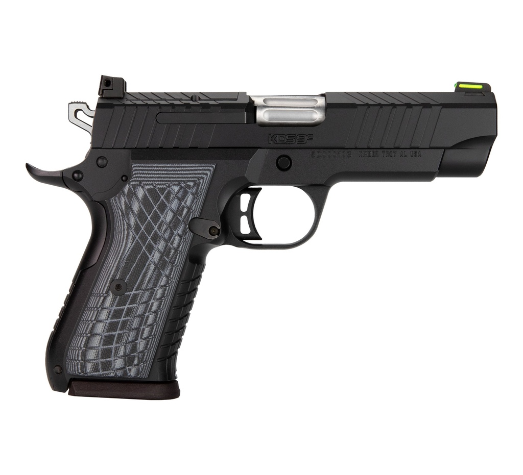 KIMBER MFG.,INC 3100010 KDS9C  9MM 15+1 4.09" KIMPRO BLACK FRONT AND REAR SERRATIONS STAINLESS STEEL SLIDE GRAY AND BLACK G10 CROSSHATCH GRIP