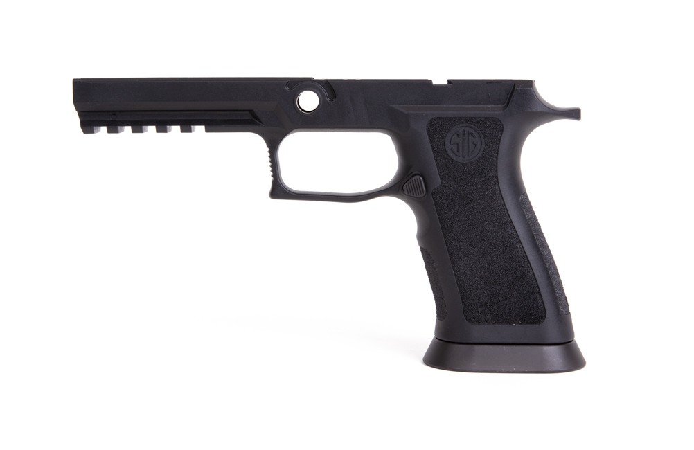 SIG SAUER GRIPX5F943MBLK P320 GRIP MODULE X-FIVE, 9MM LUGER/40 S&W/357 SIG, BLACK POLYMER, MEDIUM GRIP SIZE, FLARED MAGWELL, FITS FULL SIZE SIG P320