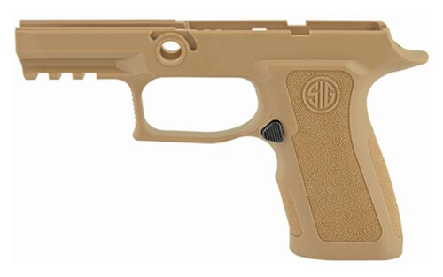 SIG SAUER GRIPMODXC943SMCOY P320 GRIP MODULE X-SERIES COMPACT (SMALL SIZE MODULE), 9MM LUGER/40 S&W/357 SIG, COYOTE POLYMER, FITS SIG P320 (3.60" & 3.90")