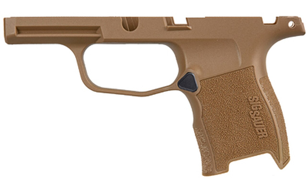 SIG SAUER 8900157 P365 GRIP MODULE 9MM LUGER, COYOTE POLYMER, FITS SIG P365 (MANUAL SAFETY)