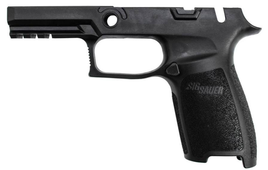 SIG SAUER 8900029 P320 GRIP MODULE CARRY (MEDIUM GRIP MODULE) 9MM LUGER/40 S&W/357 SIG, BLACK POLYMER, FITS P320 (MANUAL SAFETY)