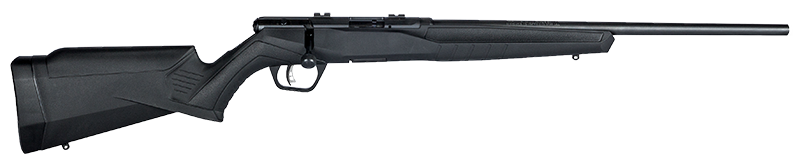 SAVAGE ARMS 70814 B17 F COMPACT 17 HMR 10+1 18" MATTE BLACK BUTTON RIFLED BARREL, MATTE BLACK DRILLED & TAPPED CARBON STEEL RECEIVER, MATTE BLACK FIXED SYNTHETIC STOCK, RIGHT HAND