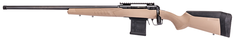 SAVAGE ARMS 57524 110 TACTICAL DESERT 6.5 CREEDMOOR 10+1 24", MATTE BLACK METAL, FLAT DARK EARTH FIXED ACCUSTOCK WITH ACCUFIT, LEFT HAND