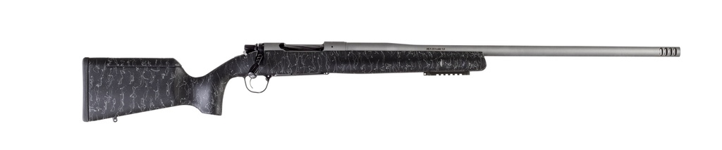 CHRISTENSEN ARMS 8010200100 MESA LONG RANGE 6.5 CREEDMOOR 4+1 26" THREADED BARREL, TUNGSTEN GRAY CERAKOTE, BLACK WITH GRAY WEBBING STOCK