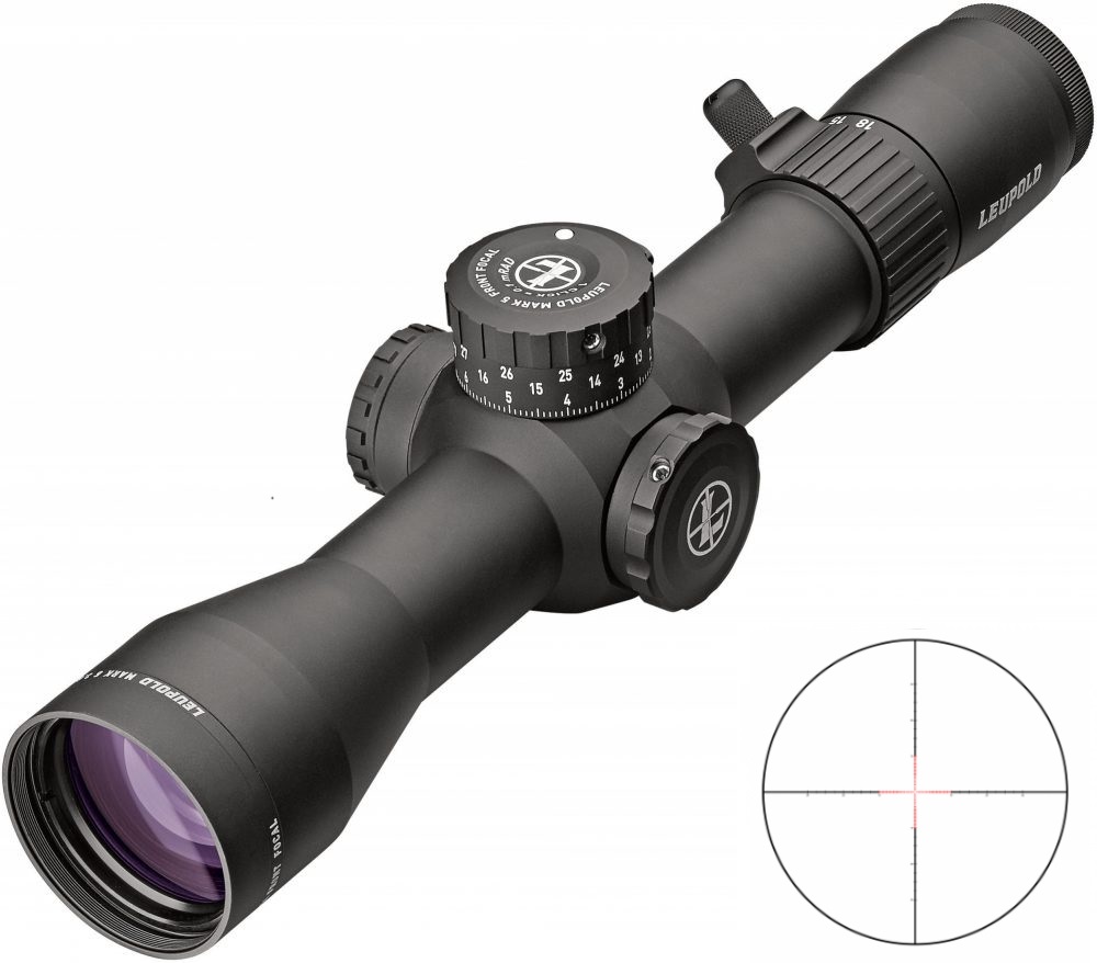 LEUPOLD 173301 MARK 5HD  MATTE BLACK 3.6-18X44MM 35MM TUBE ILLUMINATED FFP TRM RETICLE