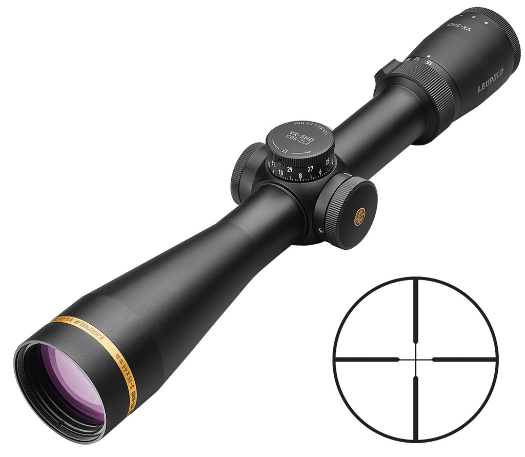 LEUPOLD 171715 VX-5HD  MATTE BLACK 3-15X44MM CDS-ZL2 30MM TUBE WIND-PLEX RETICLE