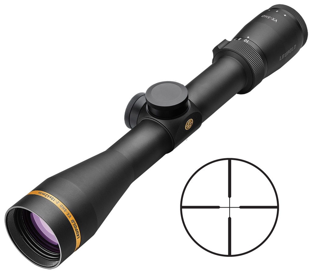 LEUPOLD 171386 VX-5HD  MATTE BLACK 2-10X42MM 30MM TUBE DUPLEX RETICLE