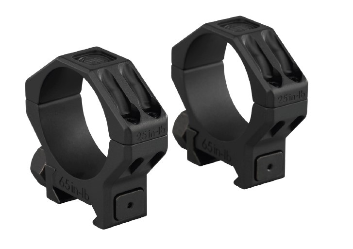 SIG SAUER ELECTRO-OPTICS SOA65004 ALPHA 6 SCOPE RING SET BLACK STAINLESS STEEL 35MM TUBE HIGH