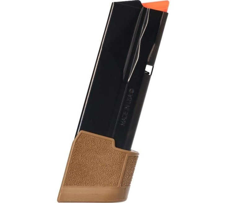 SIG SAUER 8901206 P365-XMACRO  17RD 9MM LUGER COYOTE TAN FLOOR PLATE FITS ALL SIG P365 MODELS