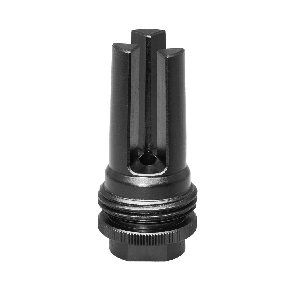 SILENCERCO AC233 ASR FLASH HIDER 30CAL M15X1 NITRIDE BLACK