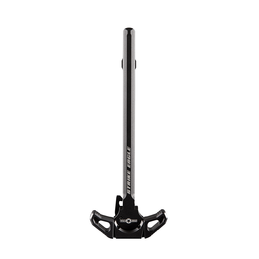 PATRIOT ORDNANCE FACTORY 01542 STRIKE EAGLE CHARGING HANDLE AR-15 BLACK ANODIZED ALUMINUM, AMBIDEXTROUS