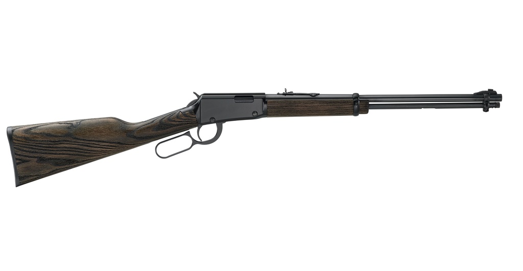 HENRY H001GG22M GARDEN GUN  22 WMR SHOTSHELL 12+1 18.50" BLUED SMOOTH BORE BARREL, BLACK ALUMINUM GROOVED RECEIVER, BLACK ASH STRAIGHT GRIP WOOD STOCK