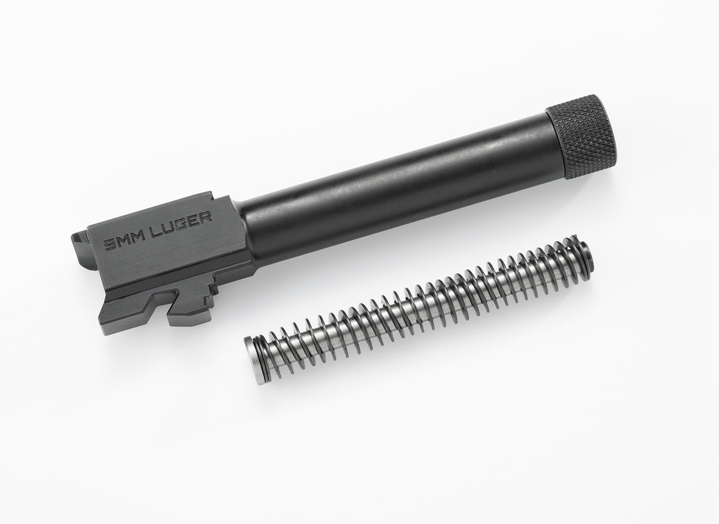 RUGER 90786 BARREL KIT  9MM LUGER 4.50" THREADED BLACK FITS RUGER RXM