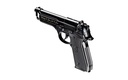BERETTA USA J92SB15 92SB REPRO 50TH ANNIVERSARY 9MM LUGER 15+1 4.90" BLUED BARREL, POLISHED BLUED ENGRAVED/SERRATED SLIDE, POLISHED ANODIZED ALUMINUM FRAME W/BEAVERTAIL, BLACK G10 GRIP