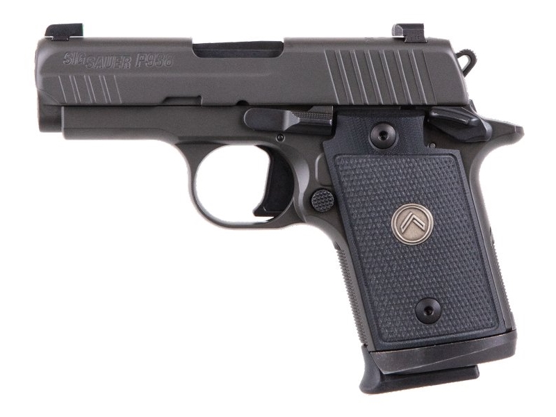 SIG SAUER 938M9LEGION P938 MICRO-COMPACT LEGION 9MM LUGER 3" 10+1 LEGION GRAY CERAKOTE ELITE LEGION GRAY CERAKOTE STAINLESS STEEL BLACK G10 GRIP X-RAY3 NIGHT SIGHT