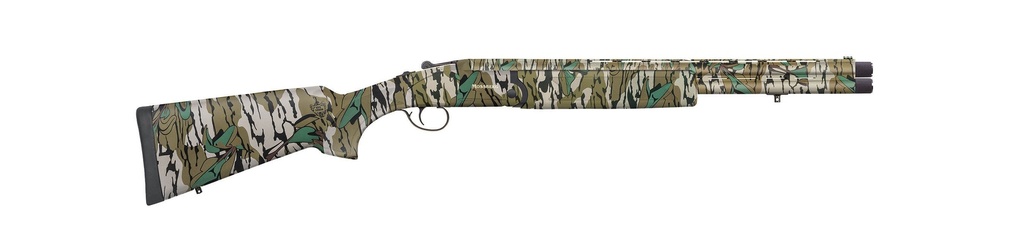 MOSSBERG  SILVER RESERVE EVENTIDE 410 GAUGE BREAK OPEN 3" 2RD 20" OVERALL MOSSY OAK GREENLEAF OVER/UNDER VENT RIB BARREL, RECEIVER W/ENGRAVED LOGO, MOSSY OAK GREENLEAF FIXED SYNTHETIC STOCK