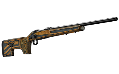 CZ-USA 07511 600+ RANGE 223 REM 5+1 24" BLACK NITRIDE THREADED BARREL, BLACK NITRIDE STEEL DRILLED & TAPPED RECEIVER, VARNISHED LAMINATE STOCK W/ADJ CHEEKREST