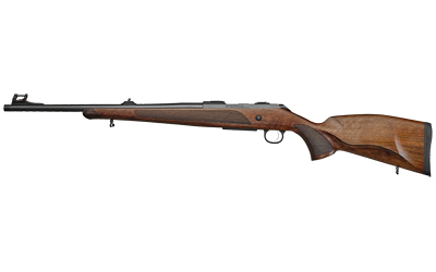 CZ-USA 07309 600+ LUX 300 WIN MAG 3+1 24" BLACK NITRIDE THREADED BARREL, BLACK NITRIDE STEEL DRILLED & TAPPED RECEIVER, WALNUT FIXED STOCK