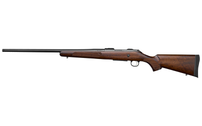 CZ-USA 07720 600+ AMERICAN 308 WIN 5+1 20" BLACK NITRIDE THREADED BARREL, BLACK NITRIDE STEEL DRILLED & TAPPED RECEIVER, TURKISH WALNUT FIXED STOCK