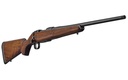 CZ-USA 07718 600+ AMERICAN 243 WIN 5+1 20" BLACK NITRIDE THREADED BARREL, BLACK NITRIDE STEEL DRILLED & TAPPED RECEIVER, TURKISH WALNUT FIXED STOCK