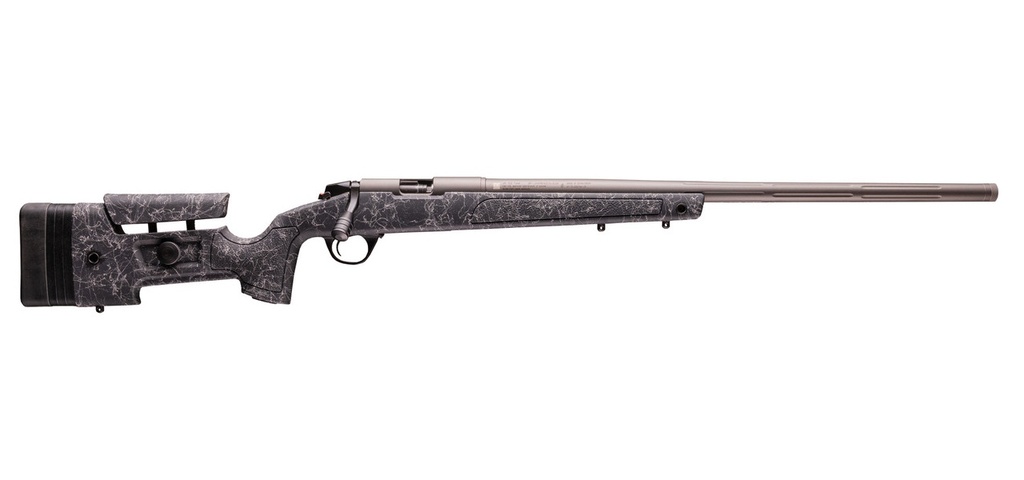 CVA PR5020N ENDURA LRH 45 CAL 26" TUNGSTEN CERAKOTE FLUTED THREADED BARREL, DRILLED & TAPPED STAINLESS STEEL RECEIVER, FIXED BLACK W/TUNGSTEN WEBBING SYNTHETIC STOCK